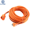 10M Australia Transparent extension cord with 10A ,250V ,H07VV-F 3*1.5MM2 