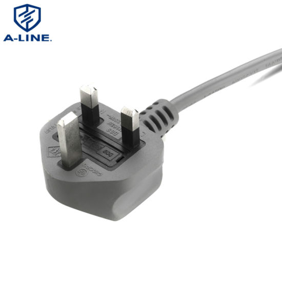 Free Sample UK 250V 3 Pin Extension AC Power Cord