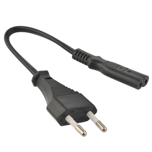 European Two Pins Power Cord with Qt8