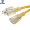 Professional Manufacture Transparent Heavy Duty 3 Pins AC Power Extension Cord 16A 125V