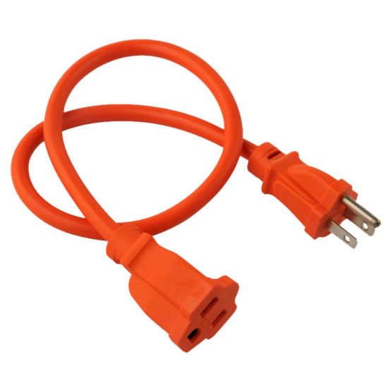 North America Standard UL Listed 10ft 16/3 13A/125V Indoor Outdoor Heavy Duty Extension Cord