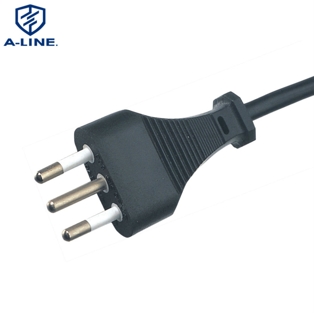 Italy Standard Imq 3 Pin Extension AC Power Cord