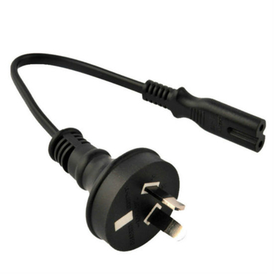 SAA Approved 2 Pin 2.5A Australian Power Extension Cord Factory