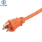 Us Outdoor Orange 3 Pin 13A 125V Power Extension Cord