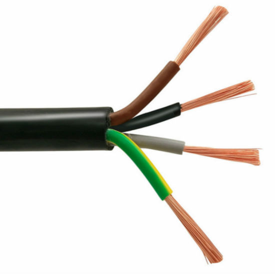 Environmentally Friendly PVC Insulated 300 300V H03VV-F Stranded Copper Electrical Wire