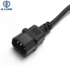 UL Approved European C13 and C14 Connector AC Power Extension Cord