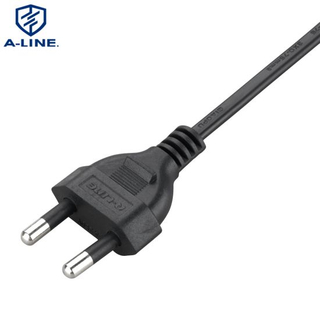 India Two Pins Power Cord