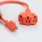 Us 3-Outlets Power Strip Extension Lead Socket