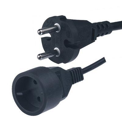 European 2pins Extension Cords with VDE Certification (AL-152+AL181)