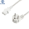 OEM VDE Approval European 3pins Power Plug with Braided Wire