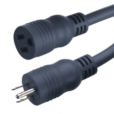 Free Sample Us Outdoor 3 Pin Power Extension Cord