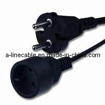 European 2pins Extension Cords with VDE Certification (AL-152+AL181)